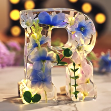 Load image into Gallery viewer, Dried Flower Letters Night Light