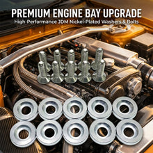 Load image into Gallery viewer, JDM Nickel Plated Bolt Washer Kit