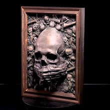Load image into Gallery viewer, Three Wise Skulls Picture Frame Decor