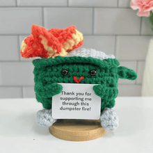 Load image into Gallery viewer, Crochet Dumpster Raging Fire