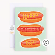 Load image into Gallery viewer, Endless Dad, Dad, Dad, Father's Day Card with glitter