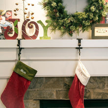 Load image into Gallery viewer, Fireplace Stocking and Garland Hanger