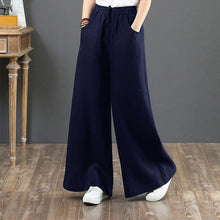 Load image into Gallery viewer, Plain High-waisted Trousers