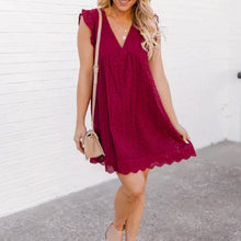 Load image into Gallery viewer, Elegant Lace Hollow Dress
