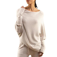 Load image into Gallery viewer, Knitted Shawl Pullover Sweater