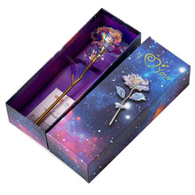 Load image into Gallery viewer, Colorful galaxy rose