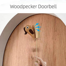 Load image into Gallery viewer, Wooden Handmade Creative Woodpecker Door Bell