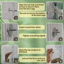 Load image into Gallery viewer, Automatic No-Spill Transparent Bird Feeder
