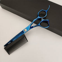 Load image into Gallery viewer, 2 In 1 Hair Scissors With Comb