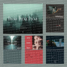 Load image into Gallery viewer, hoa hoa 2025 calendar