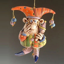 Load image into Gallery viewer, Resin Wind Chime Clown Decoration