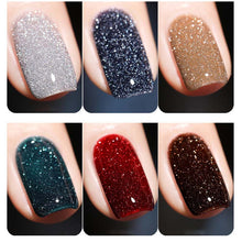 Load image into Gallery viewer, High Density Glitter Nail Gel Polish