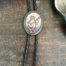 Load image into Gallery viewer, Banjo Frog Bolo Tie