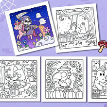 Load image into Gallery viewer, Spooky Cutie: Coloring Book for Adults and Teens