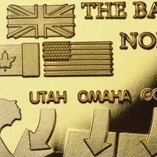 Load image into Gallery viewer, D-DAY LANDINGS 1944 24ct Gold Commemorative Coin