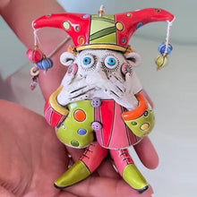 Load image into Gallery viewer, Resin Wind Chime Clown Decoration