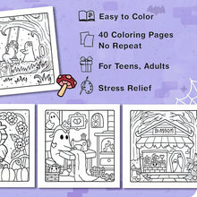 Load image into Gallery viewer, Spooky Cutie: Coloring Book for Adults and Teens