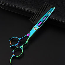 Load image into Gallery viewer, 2 In 1 Hair Scissors With Comb