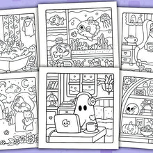 Load image into Gallery viewer, Spooky Cutie: Coloring Book for Adults and Teens
