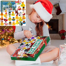 Load image into Gallery viewer, 24 Pcs Christmas Rubber Ducks Advent Calendar