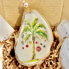 Load image into Gallery viewer, Oyster Shell Art Ornament | Christmas gift