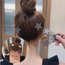 Load image into Gallery viewer, Rhinestone Star Hair Comb Set (5 Pcs)