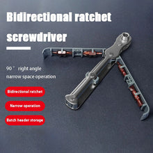 Load image into Gallery viewer, Bidirectional Ratchet Screwdriver Set