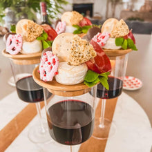 Load image into Gallery viewer, 🍷Wine Glass Charcuterie Topper