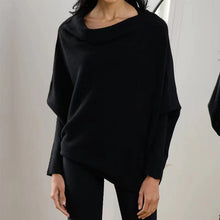 Load image into Gallery viewer, Knitted Shawl Pullover Sweater