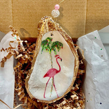 Load image into Gallery viewer, Oyster Shell Art Ornament | Christmas gift