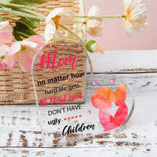 Load image into Gallery viewer, Love Clear Acrylic Mother's Day Ornament