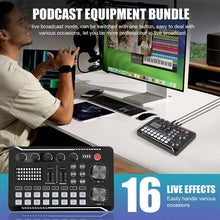 Load image into Gallery viewer, Live Sound Card with DJ Mixer Effects &amp; Voice Changer