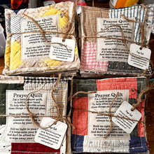 Load image into Gallery viewer, Prayer Quilt with cross inside