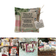 Load image into Gallery viewer, Prayer Quilt with cross inside