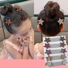 Load image into Gallery viewer, Rhinestone Star Hair Comb Set (5 Pcs)