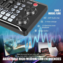 Load image into Gallery viewer, Live Sound Card with DJ Mixer Effects &amp; Voice Changer