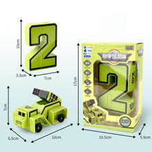 Load image into Gallery viewer, Toy Deformation Number Transform Robot gyerekeknek