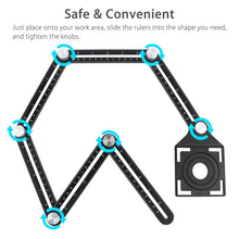 Load image into Gallery viewer, Multi Angle Measuring Ruler