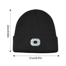 Load image into Gallery viewer, LED Bluetooth Beanie with Detachable Speakers