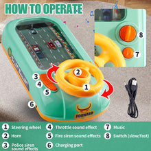 Load image into Gallery viewer, Kids' Musical Racing Adventure Steering Wheel Toy