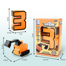 Load image into Gallery viewer, Toy Deformation Number Transform Robot gyerekeknek