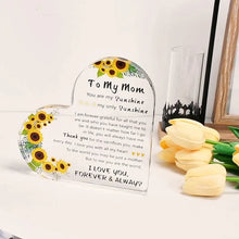 Load image into Gallery viewer, Love Clear Acrylic Mother's Day Ornament