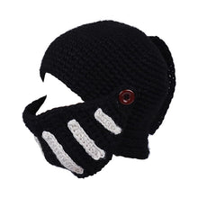 Load image into Gallery viewer, Hand-knitted Knight Hat