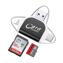 Load image into Gallery viewer, Multi-Port 4 i 1 Universal SD TF-kortleser