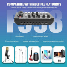 Load image into Gallery viewer, Live Sound Card with DJ Mixer Effects &amp; Voice Changer