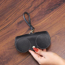 Load image into Gallery viewer, Soft Leather Sunglasses Bag