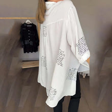 Load image into Gallery viewer, New Letter Print Fashion Lapel Shirt-Pre Sale