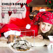 Load image into Gallery viewer, Unopenable Transparent Acrylic Piggy Bank