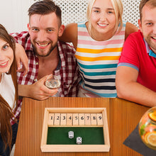 Load image into Gallery viewer, Shut The Box Game - Fun Table Math Game for Adults &amp; Kids