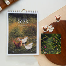 Load image into Gallery viewer, 2025 Rooster Wall Calendar